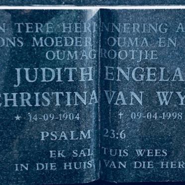 WYK Judith Engela Christina, van 1904-1998
