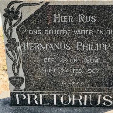 PRETORIUS Hermanus Philippus 1904-1967