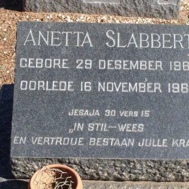 SLABBERT Anetta 1965-1968
