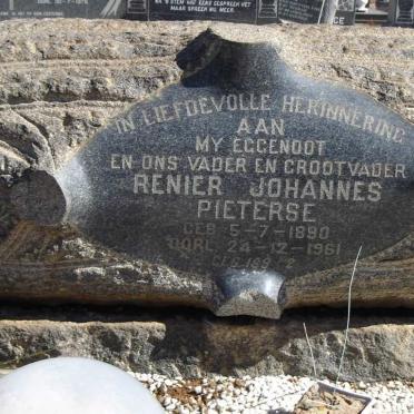 PIETERSE Renier Johannes 1890-1961