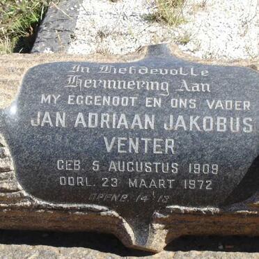 VENTER Jan Adriaan Jakobus 1909-1972 &amp; Anna Margaretha MALHERBE 1904-1961_2
