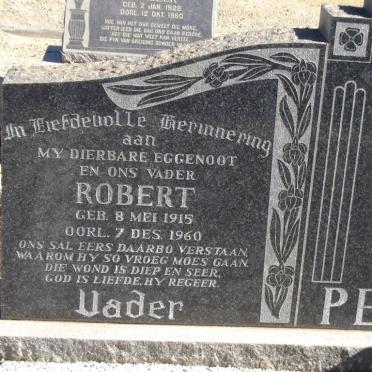 PEACOCK Robert 1915-1960 &amp; Sara Johanna 1916-2005_2