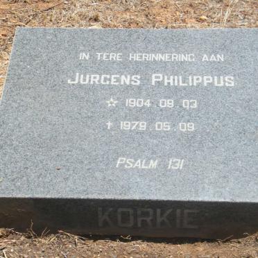 KORKIE Jurgens Philippus 1904-1979