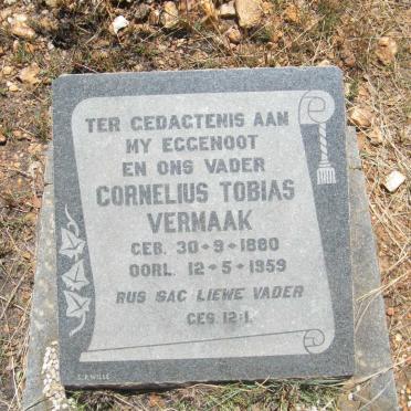 VERMAAK Cornelius Tobias 1880-1959