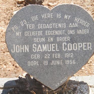 COOPER John Samuel 1912-1956