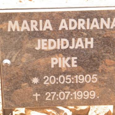 PIKE Maria Adriana Jedidjah 1905-1999