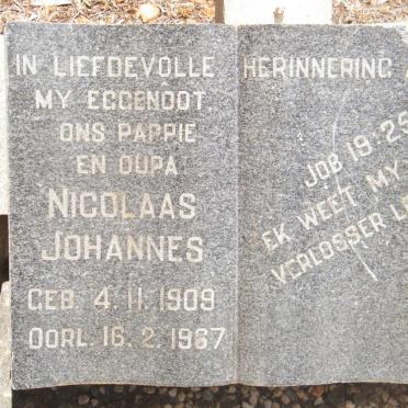 ? Nicolaas Johannes 1909-1967