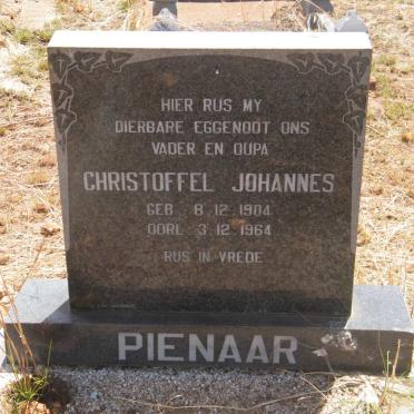PIENAAR Christoffel Johannes 1904-1964