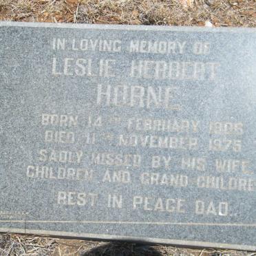 HORNE Leslie Herbert 1906-1975