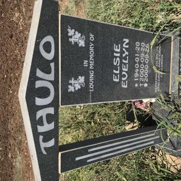 THULO Elsie Evelyn 1940-2000