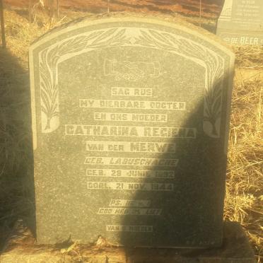 MERWE Catharina Regiena, van der nee LABUSCHAGNE 1892-1944