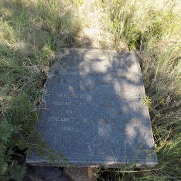KRUGER Stephanes Johannes 1866-1945 &amp; Elsie Maria 1871-1946