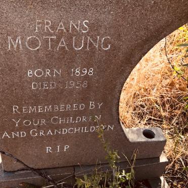 MOTAUNG Frans 1898-1958