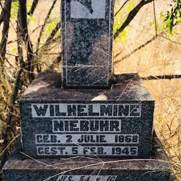 NIEBUHR Wilhelmine 1868-1945