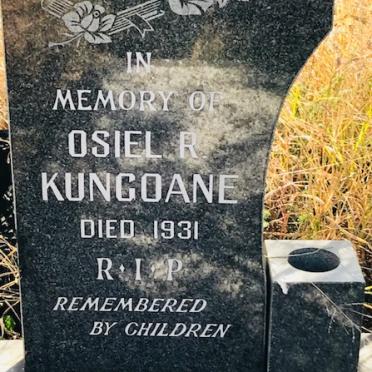 KUNGOANE Osiel R. -1931