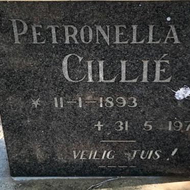 CILLIE Petronella L. 1893-1974