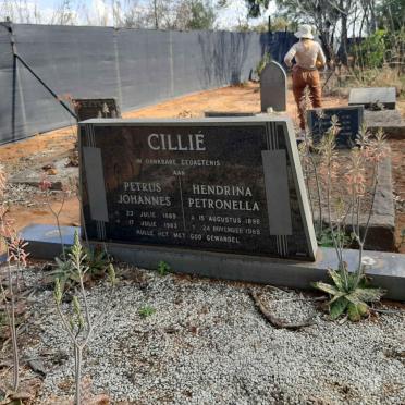 CILLIE Petrus Johannes 1889-1983 &amp; Hendrina Petronella 1896-1989