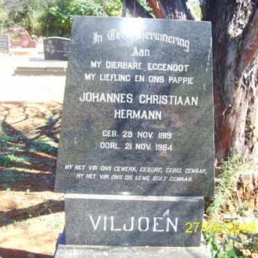 VILJOEN Johannes Christiaan Hermann 1919-19?4