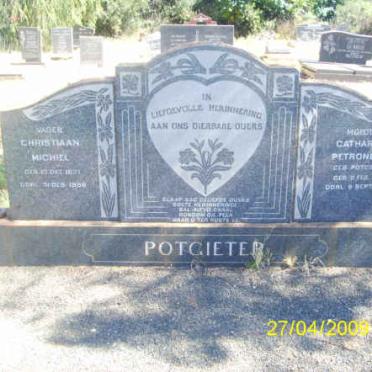 POTGIETER Christiaan Michiel &amp; Catharina Petronella POTGIETER