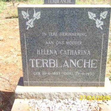 TERBLANCHE Helena Catharina 1893-1930