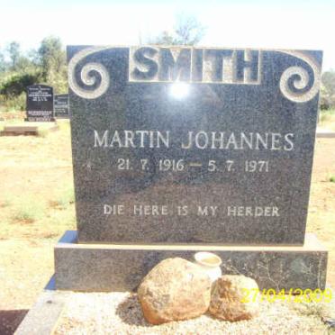 SMITH Martin Johannes 1916-1971