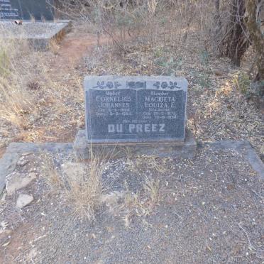 PREEZ Cornelius Johannes, du 1866-1954 &amp; Magrieta Louiza E. BOTHA 1875-1954