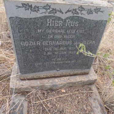 BLERK Rozier Bernardus, van 1877-1929