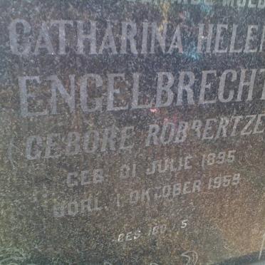 ENGELBRECHT Catharina Helena nee ROBBERTZE 1895-1959
