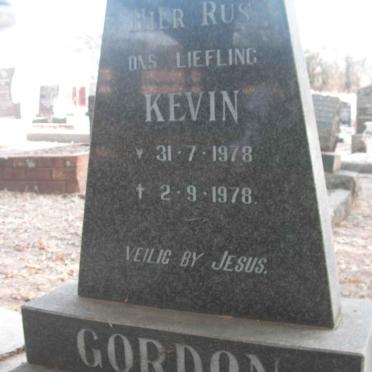 GORDON Kevin 1978-1978