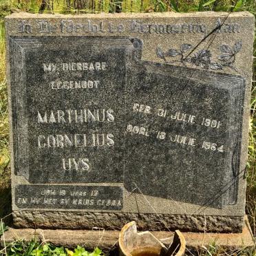 UYS Marthinus Cornelius 1901-1964