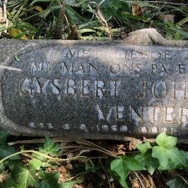 VENTER Gysbert Johannes 1950-1988 