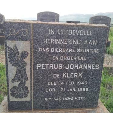 KLERK Petrus Johannes, de 1949-1956