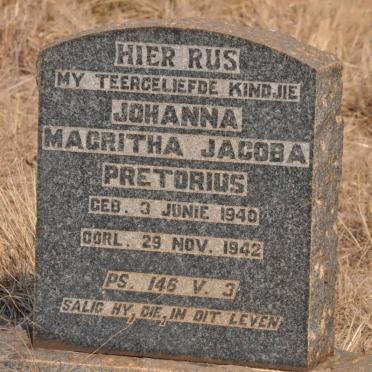PRETORIUS Magritha Jacoba 1940-1942