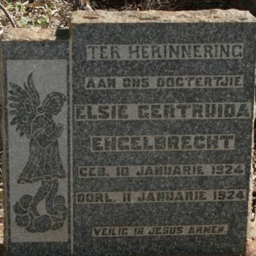 ENGELBRECHT Elsie Gertruida 1924-1924