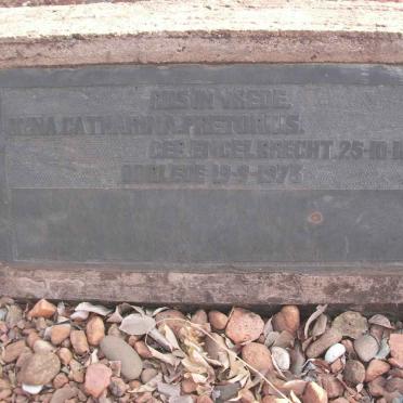PRETORIUS Anna Catharina nee ENGELBRECHT 1891-1973