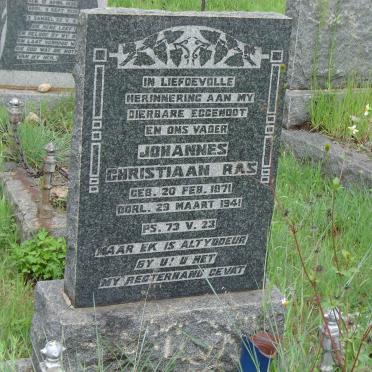 RAS Johannes Christiaan 1871-1941