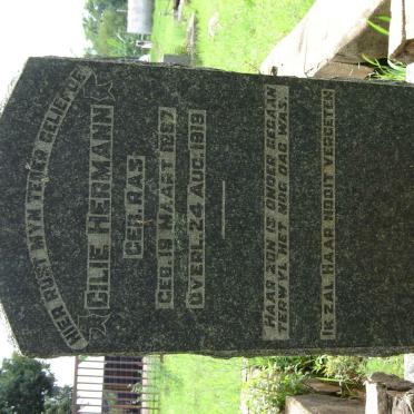 HERMANN Cilie nee RAS 1887-1919