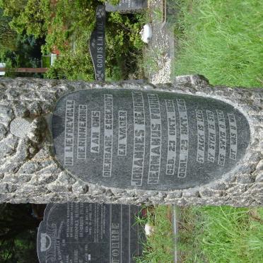 FOURIE Johannes Hendrik Hermanus 1892-1946