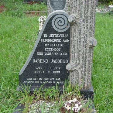 STANDER Barend Jacobus 1887-1966