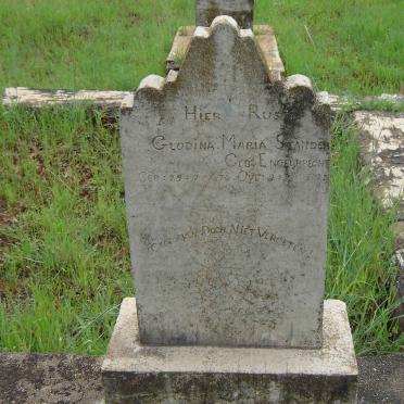 STANDER Glodina Maria nee ENGELBRECHT 1874-1910