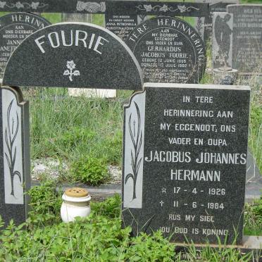 FOURIE Jacobus Johannes Hermann 1926-1984