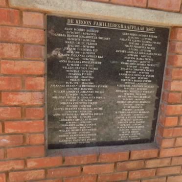 De Kroon Family Cemetery Memorial_1