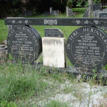 FOURIE Gerhardus Jacobus 1885-1962 &amp; Jannetta Joanetina HERMANN 1893-1978 