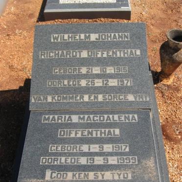 DIFFENTHAL Wilhelm Johann Richardt 1915-1971 &amp; Maria Magdalena 1917-1999