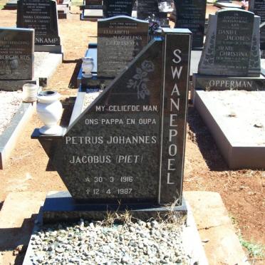 SWANEPOEL Petrus Johannes Jacobus 1916-1987