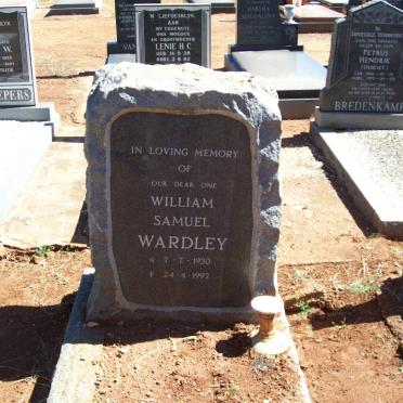 WARDLEY William Samuel 1930-1992