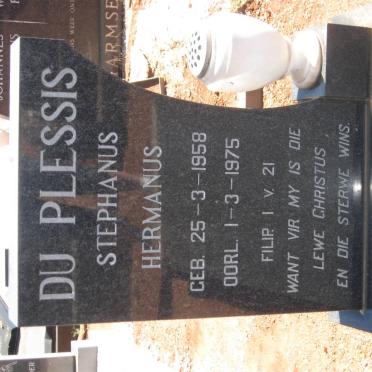 PLESSIS Stephanus Hermanus, du 1958-1975