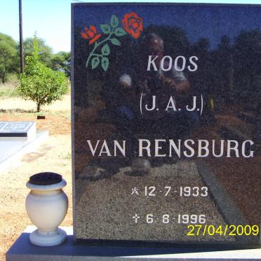 RENSBERG J.A.J., van 1933-1996