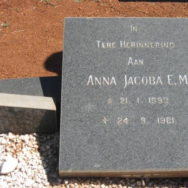 JOUBERT Coenraad Strydom 1892-1976 &amp; Anna Jacoba E.M. 1893-1961