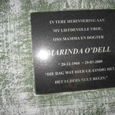 O'DELL Marinda 1960-2009 